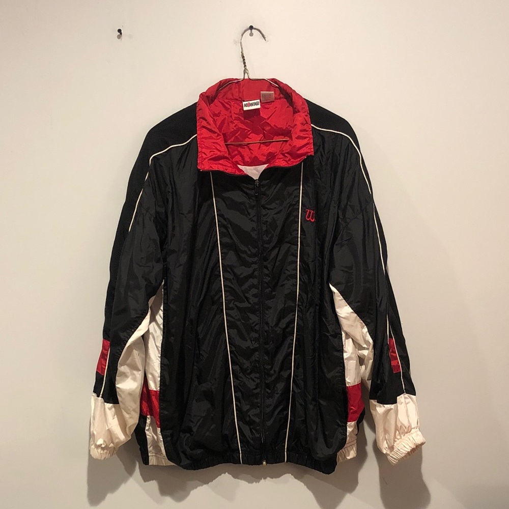 Wilson Advantage Y2K Athletic Colorblock Lightweight Windbreaker